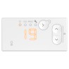 Radiateur F617 digital horizontal 500W blanc - ATLANTIC - 561728