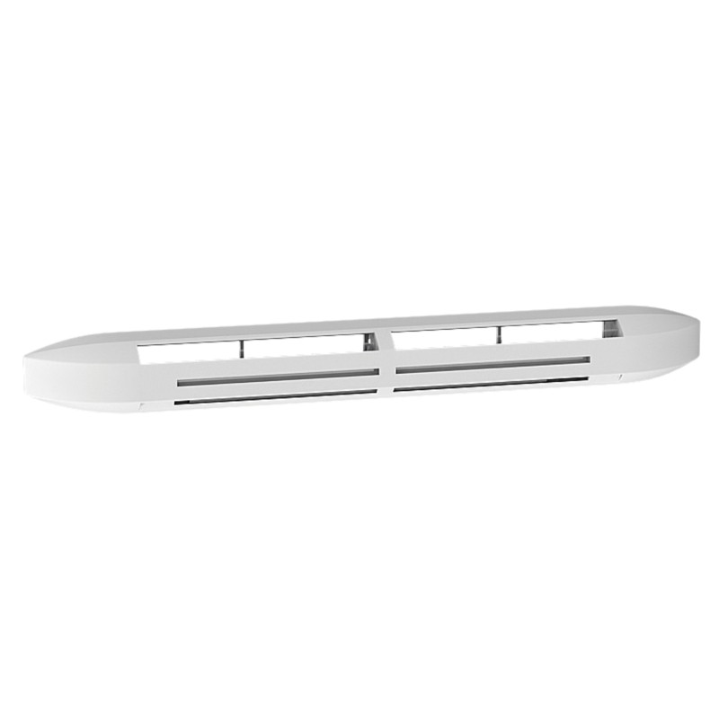Kit entrée d'air hygroréglable acoustique + grille de façade noir - ATLANTIC - 526508