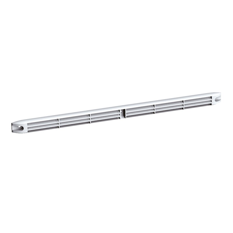 Entrée d'air hygroréglable compacte 5/45 + grille noir - ATLANTIC - 526611
