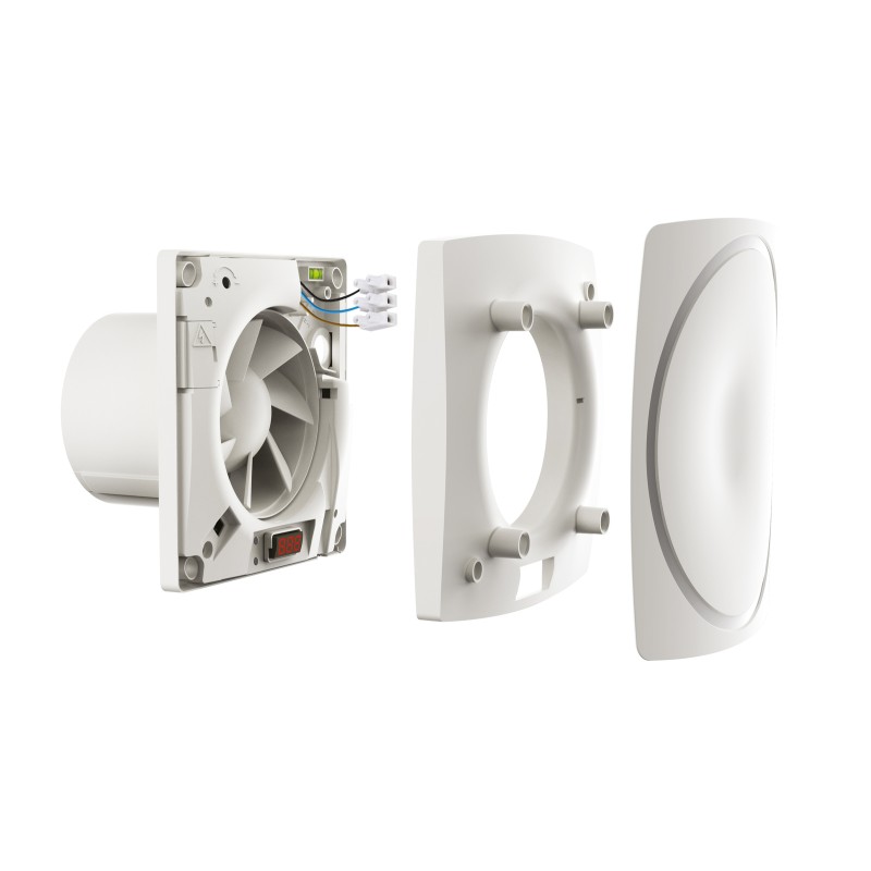 Extracteur individuel continu intelligent temporisé Curv Genius D100 - ATLANTIC - 123240
