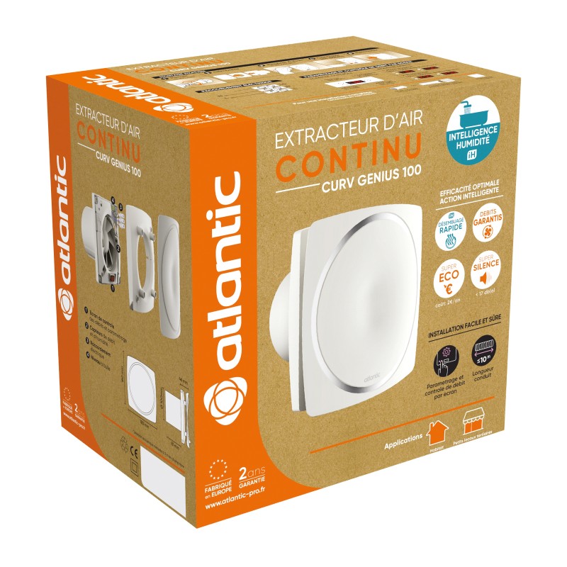 Extracteur individuel continu intelligent Curv Genius D120 - ATLANTIC - 123241