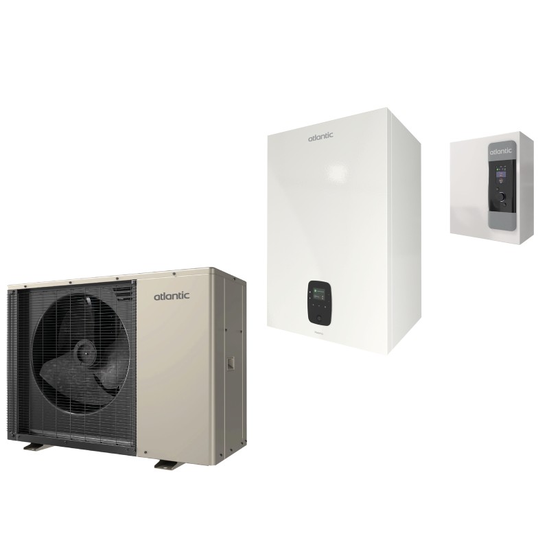 Pompe à chaleur hybride murale monobloc gaz Hybea 8 kW Duo 25 kW - ATLANTIC - 527436