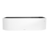 ATLANTIC - Radiateur connecté Divali Néo plinthe 1000W Blanc carat - 507674