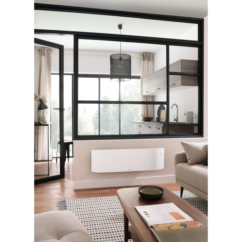 ATLANTIC - Radiateur connecté Divali Néo plinthe 1500W Blanc carat - 507675