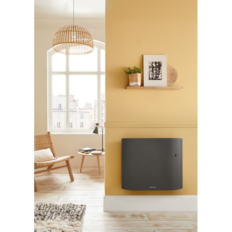 ATLANTIC - Radiateur connecté Divali Néo horizontal 750W Gris étoilé - 507676