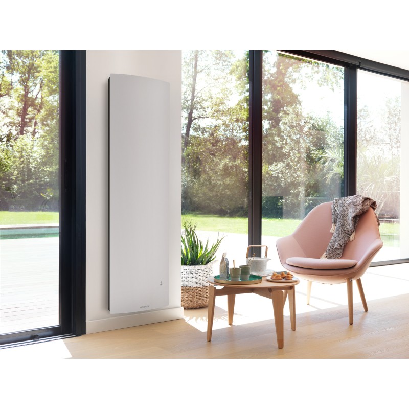 ATLANTIC - Radiateur connecté Divali Néo vertical 1000W Blanc carat - 507683