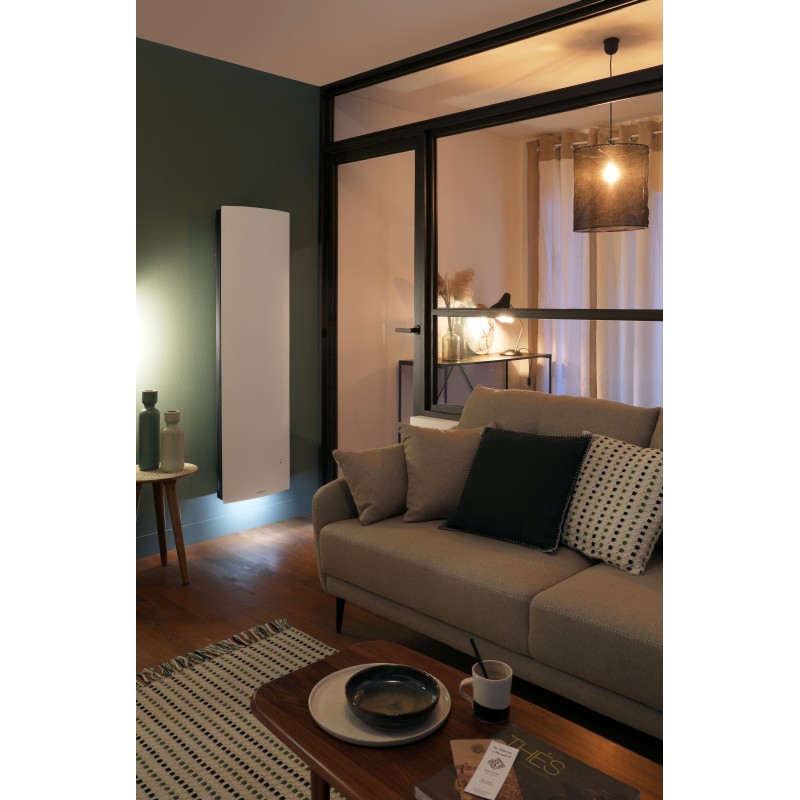 ATLANTIC - Radiateur connecté Divali Néo vertical 1500W Blanc carat - 507684