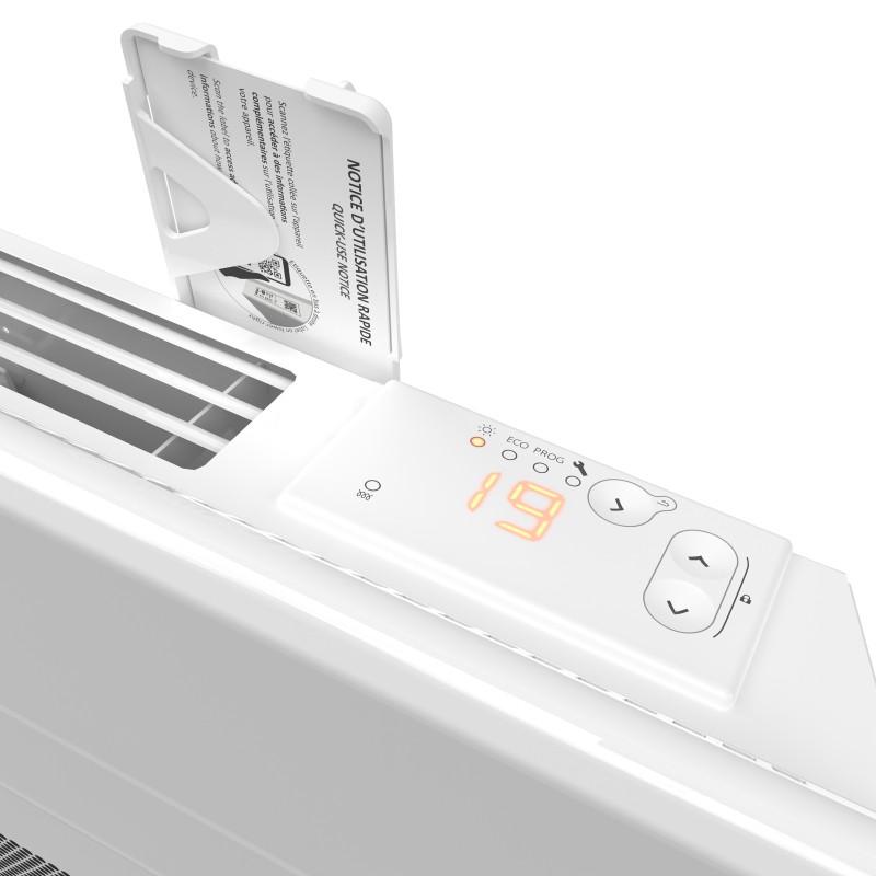 Radiateur Solius Neo horizontal 1500W blanc - ATLANTIC - 425426