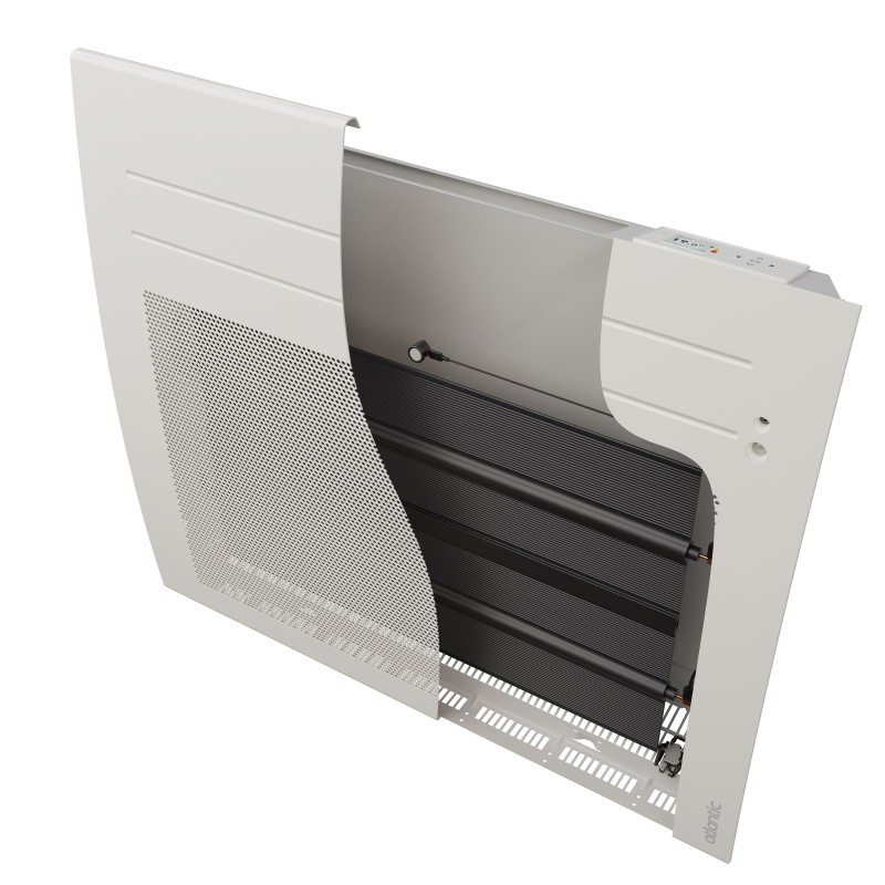 Radiateur connecté Tatou horizontal 300W blanc - ATLANTIC - 666416