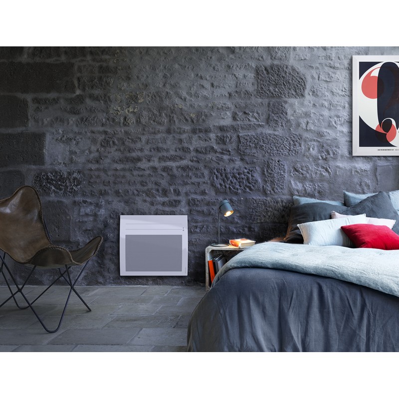 Radiateur connecté Tatou horizontal 300W blanc - ATLANTIC - 666416