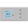 Radiateur connecté Tatou horizontal 750W blanc&nbsp; - ATLANTIC - 666418