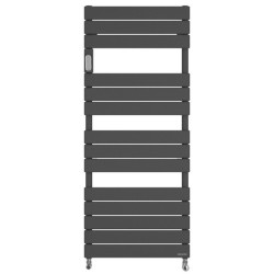 ATLANTIC - Sèche-serviettes Adélis eau chaude 684W anthracite racc. sur collecteurs - 863140