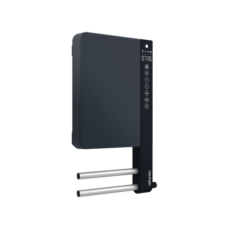 ATLANTIC - Sèche-serviettes soufflant&nbsp;Telia avec 2 barres anthracite 1800W - 720110