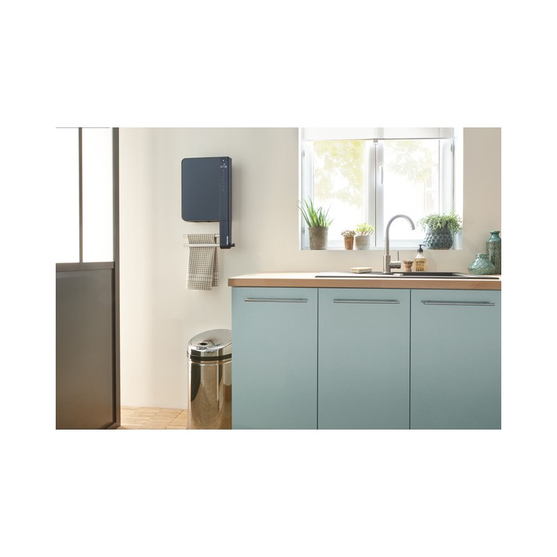 ATLANTIC - Sèche-serviettes soufflant&nbsp;Telia avec 2 barres anthracite 1800W - 720110