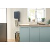 ATLANTIC - Sèche-serviettes soufflant&nbsp;Telia avec 2 barres anthracite 1800W - 720110