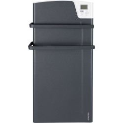 Radiateur sèche-serviettes Kea avec soufflerie gris 1400W - ATLANTIC - 841524