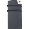 Radiateur sèche-serviettes Kea avec soufflerie gris 1400W - ATLANTIC - 841524
