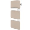 Radiateur sèche-serviettes connecté Amarilis mât à droite 650W beige/blanc - ATLANTIC - 862577