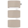 Radiateur sèche-serviettes connecté Amarilis mât à gauche 650W beige/blanc - ATLANTIC - 862580
