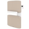 Radiateur sèche-serviettes connecté Amarilis mât à gauche 430W beige/blanc - ATLANTIC - 862586