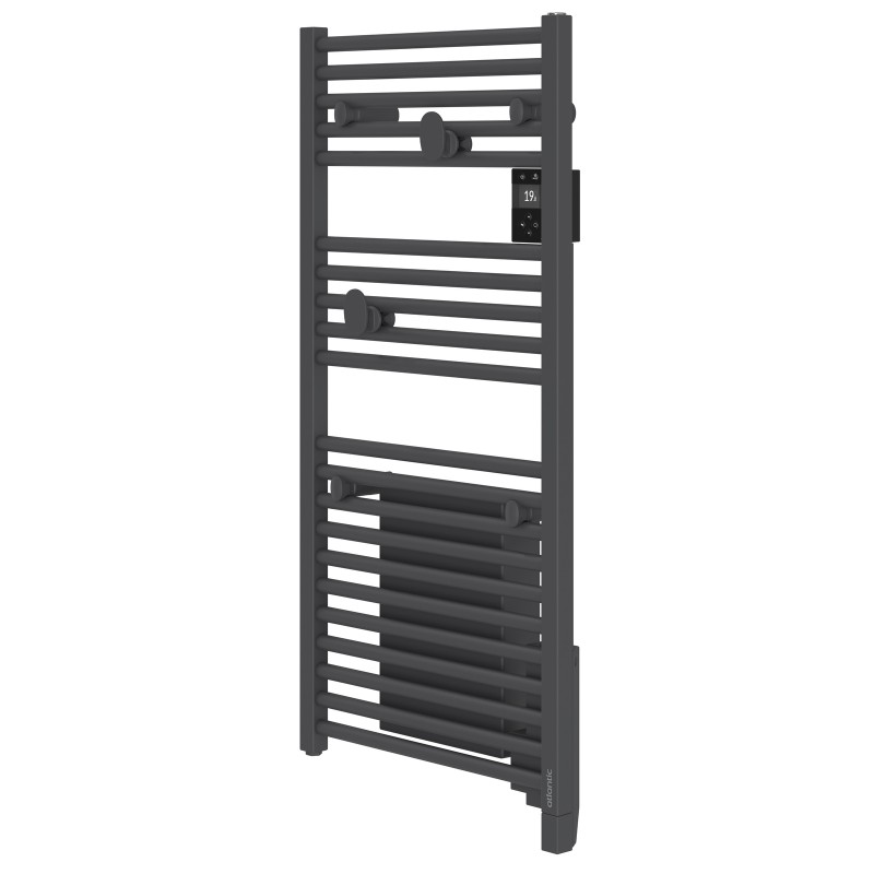 ATLANTIC - Radiateur sèche-serviettes connecté Doris 750W Anthracite - 850477