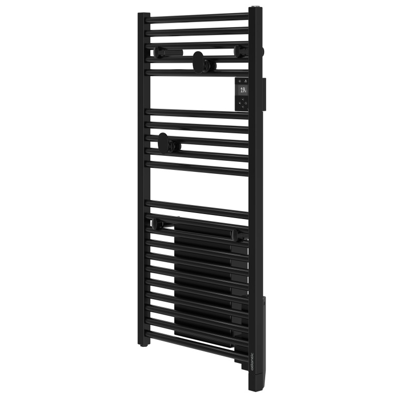 ATLANTIC - Radiateur sèche-serviettes connecté Doris 750W Noir - 850479