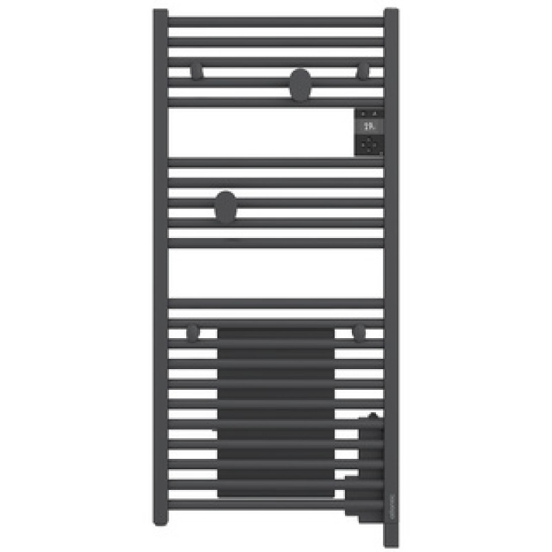 ATLANTIC - Radiateur sèche-serviettes connecté Doris avec soufflerie 1750W Anthracite - 851241