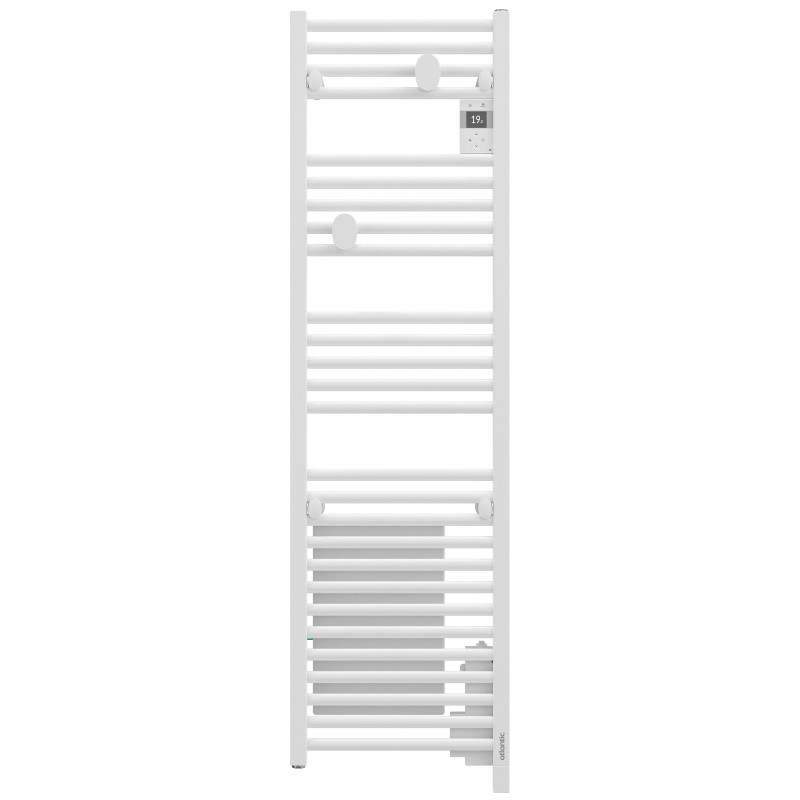 ATLANTIC - Radiateur sèche-serviettes connecté Doris étroit 500W Blanc carat - 851290