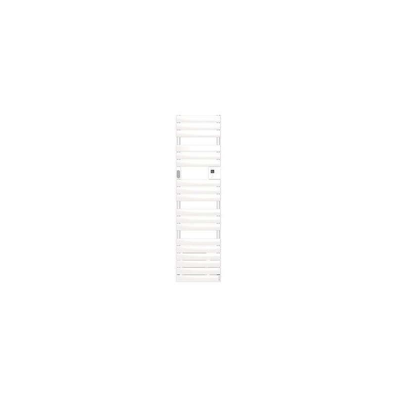 ATLANTIC - Radiateur sèche-serviettes connecté Adelis étroit avec soufflerie 1750W Blanc Brillant - 862771