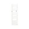 ATLANTIC - Radiateur sèche-serviettes connecté Adelis étroit avec soufflerie 1750W Blanc Brillant - 862771