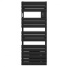 ATLANTIC - Radiateur sèche-serviettes connecté Adelis avec soufflerie 1500W Noir - 861550