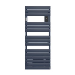 ATLANTIC - Radiateur sèche-serviettes connecté Adelis avec soufflerie 1500W Bleu Profond - 861553