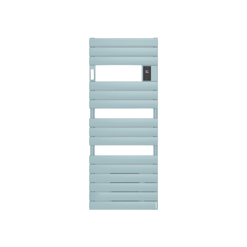 ATLANTIC - Radiateur sèche-serviettes connecté Adelis avec soufflerie 1500W Vert d'eau - 861554