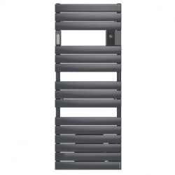 ATLANTIC - Radiateur sèche-serviettes connecté Adelis avec soufflerie 2000W Graphite - 861753