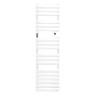 ATLANTIC - Radiateur sèche-serviettes connecté Adelis étroit 500W Blanc Carat - 861919