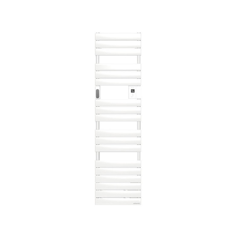 ATLANTIC - Radiateur sèche-serviettes connecté Adelis étroit 750W Blanc Carat - 861927
