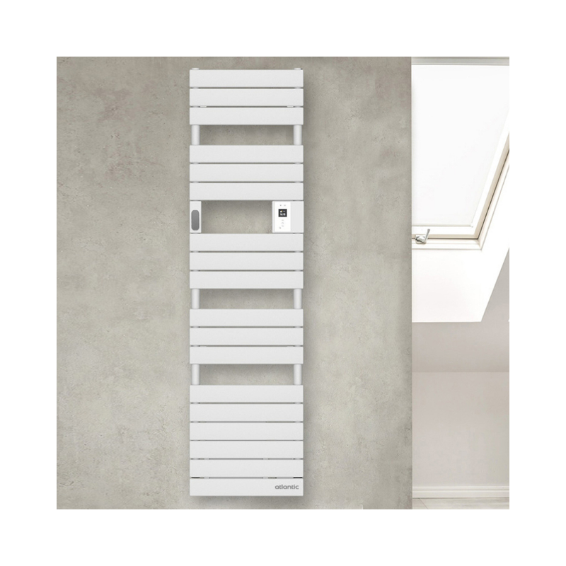 ATLANTIC - Radiateur sèche-serviettes connecté Adelis étroit 750W Beige - 861928