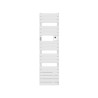 ATLANTIC - Radiateur sèche-serviettes connecté Adelis étroit avec soufflerie 1750W Blanc Carat - 861936