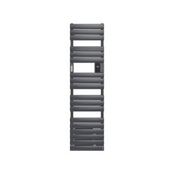 ATLANTIC - Radiateur sèche-serviettes connecté Adelis étroit avec soufflerie 1500W Graphite - 861944
