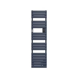 ATLANTIC - Radiateur sèche-serviettes connecté Adelis étroit avec soufflerie 1500W Bleu Profond - 861946