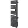 ATLANTIC - Sèche-serviettes connecté Nefertiti mât à gauche 750W anthracite - 850040