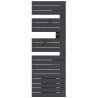 ATLANTIC - Sèche-serviettes connecté Nefertiti avec soufflerie mât à droite 1500W anthracite - 850057