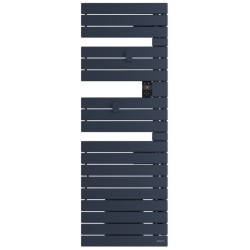 ATLANTIC - Sèche-serviettes connecté Nefertiti avec soufflerie mât à droite 1750W bleu profond - 850077