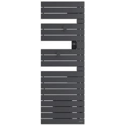 ATLANTIC - Sèche-serviettes connecté Nefertiti avec soufflerie mât à droite 1750W graphite - 850083