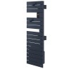 ATLANTIC - Sèche-serviettes connecté Nefertiti étroit mât droite 600W bleu profond - 850623