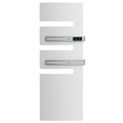 Sèche-serviettes connecté Serenis Premium mât à droite 1750W blanc car - ATLANTIC - 850659