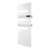 Sèche-serviettes connecté Serenis Premium mât à droite 1750W blanc car - ATLANTIC - 850659