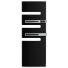 Sèche-serviettes connecté Serenis Premium mât à gauche 1750W noir - ATLANTIC - 850660