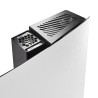 Sèche-serviettes connecté Serenis Premium mât à gauche 1750W noir - ATLANTIC - 850660