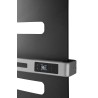 Sèche-serviettes connecté Serenis Premium mât à gauche 1750W noir - ATLANTIC - 850660